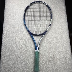 Babolat Pure Drive Jr 25 Blue Tennis Racquet Racket Carbon Fiber USED